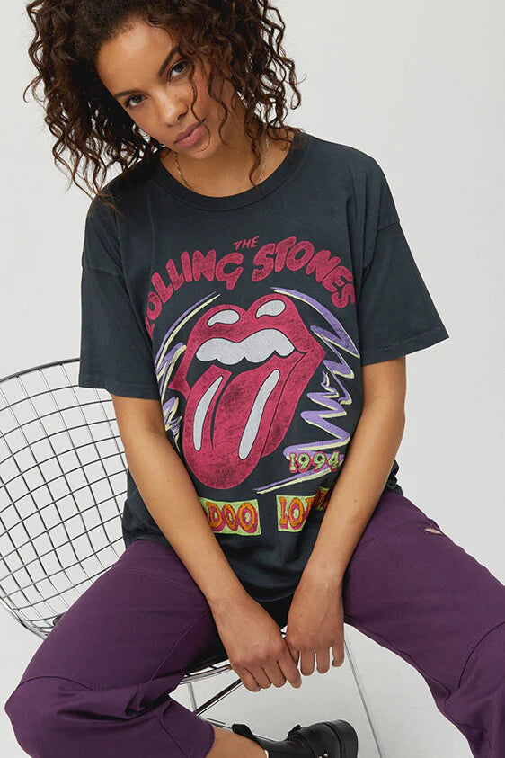 ROLLING STONES VOODOO LOUNGE 1994 MERCH TEE - VINTAGE BLACK |  sheridanlane.com.au